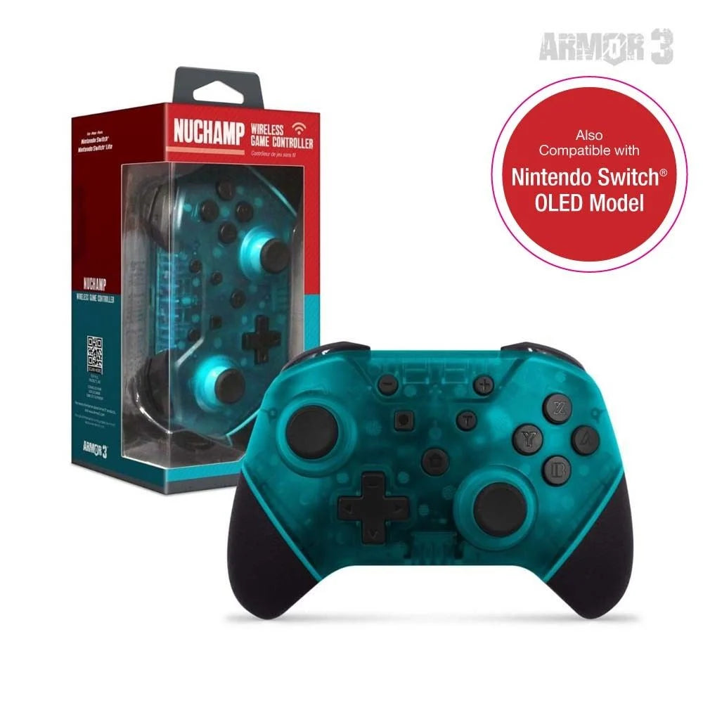 Armor3 NuChamp Nintendo Switch vezeték nélküli kontroller türkiz