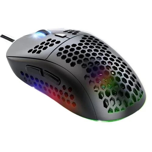 Spirit Of Gamer S-PM4 RGB optikai Gaming egér fekete