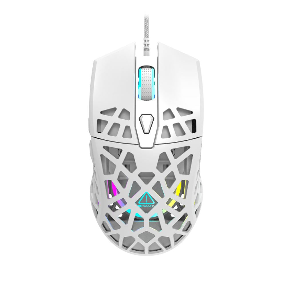 Canyon CND-SGM20W Puncher optikai gaming egér fehér
