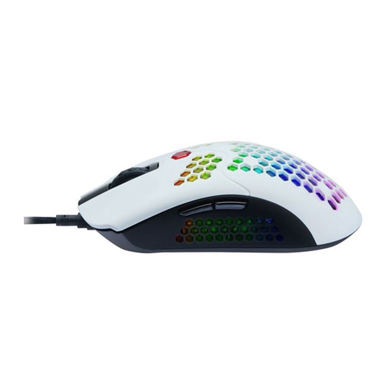 Dragon War G25-WH PHOENIX Honeycomb Gaming egér fehér (ELE-G25-WH)