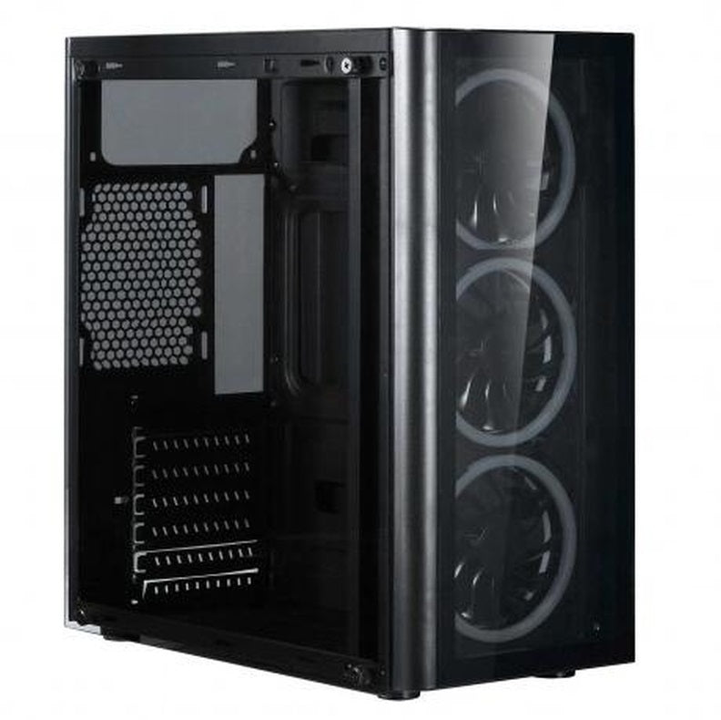 Spire SP-EW7022G/WU3-3RGB Fekete/RGB (Táp nélküli) ATX ház