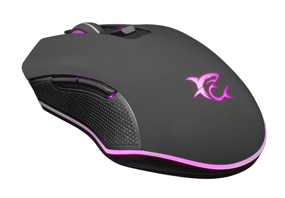 White Shark CYRUS GM-3001 3200dpi fekete gamer egér