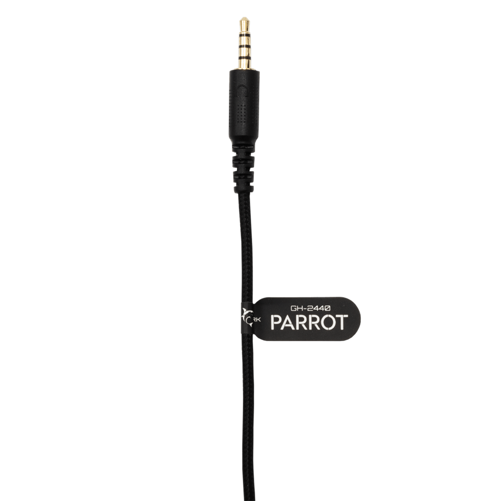 White Shark WS GH-2440B PARROT-B fekete gamer headset
