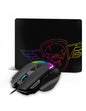 Spirit Of Gamer PRO-M3 RGB optikai Gaming egér és egérpad fekete