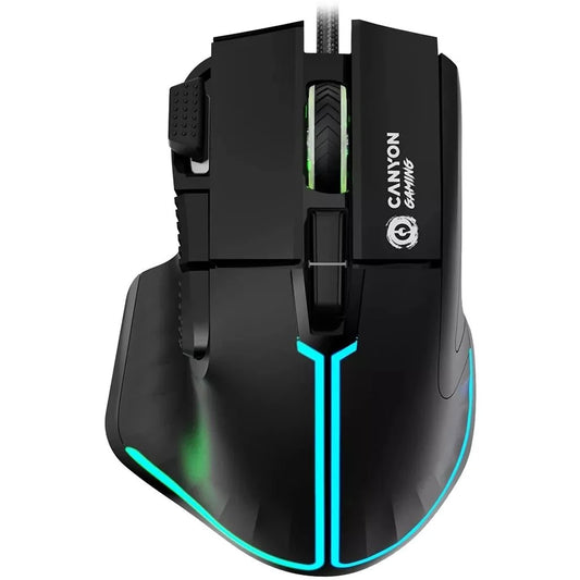 Canyon GM-636 Fortnax Gaming egér fekete (CND-SGM636B)