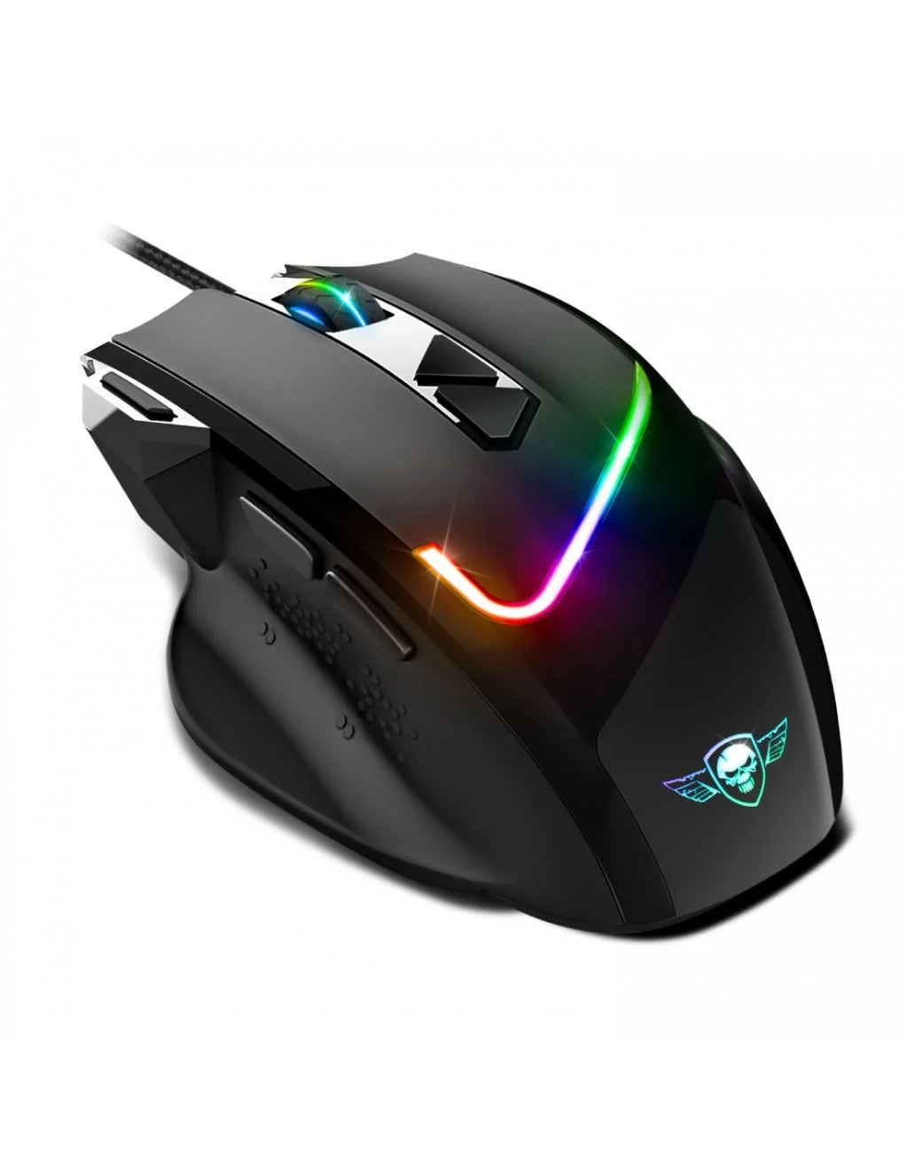 Spirit Of Gamer PRO-M3 RGB optikai Gaming egér és egérpad fekete