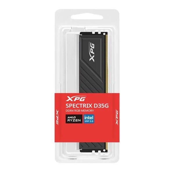 16GB 3600MHz DDR4 RAM ADATA XPG GAMMIX D35 RGB (AX4U360016G18I-SBKD35G)