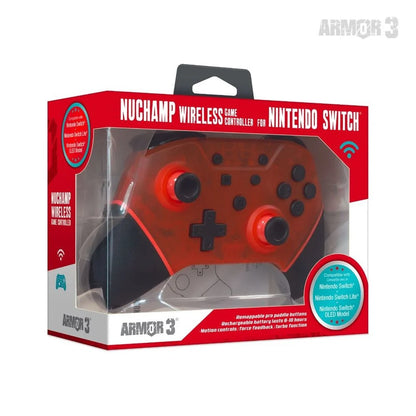Armor3 NuChamp Nintendo Switch vezeték nélküli kontroller vörös