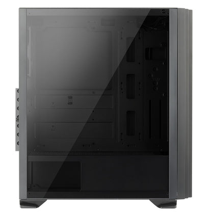 ABKONCORE Cronos 750 RGB fekete ablakos (Táp nélküli) számítógép ház