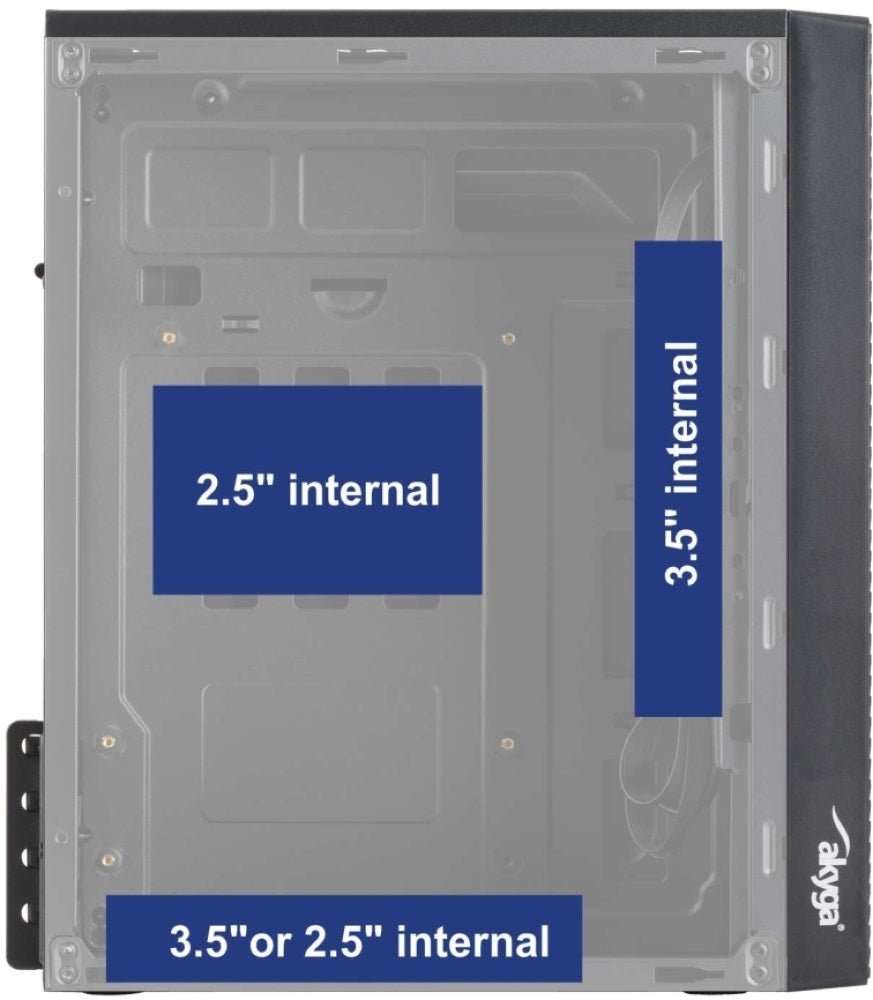 Akyga AK35BK táp nélküli mATX ház