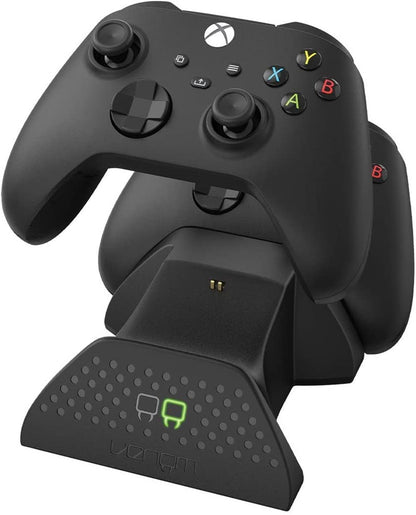Venom VS2881 Xbox Series X & S fekete dupla töltőállomás + 2 db akkumulátor