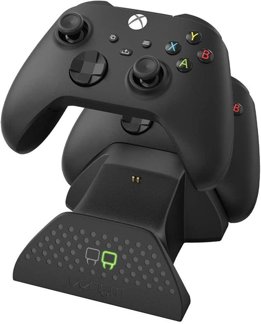 Venom VS2881 Xbox Series X & S fekete dupla töltőállomás + 2 db akkumulátor