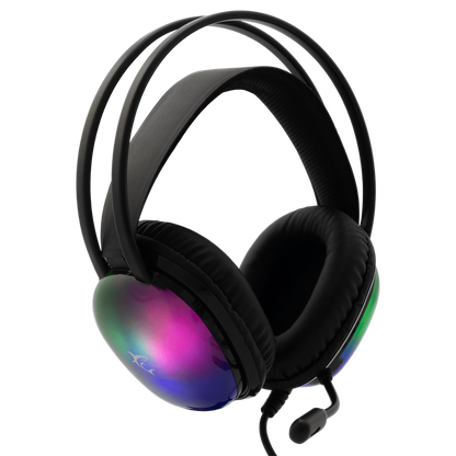 White Shark WS GH-2444B PEACOCK-B fekete gamer headset