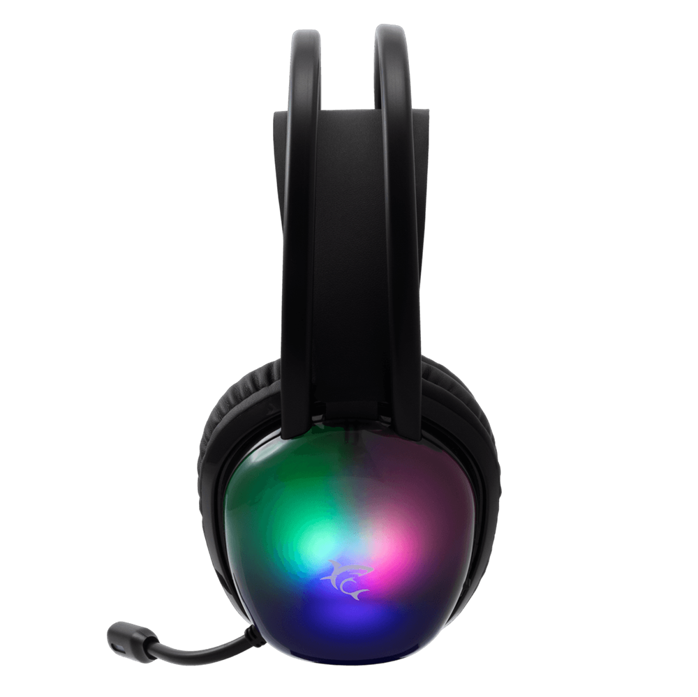 White Shark WS GH-2444B PEACOCK-B fekete gamer headset