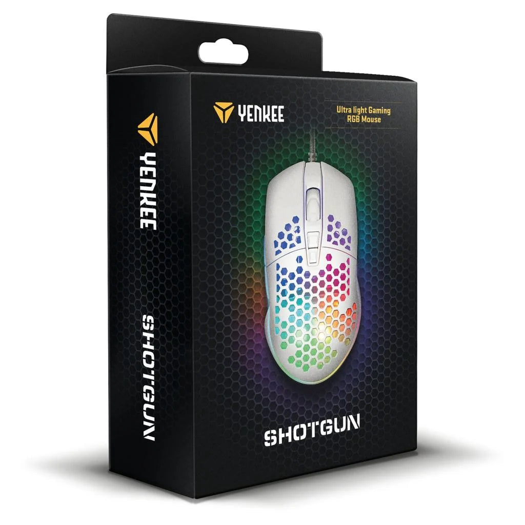 Yenkee Shotgun gamer egér fehér