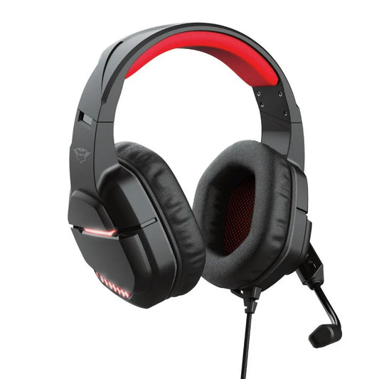 Trust GXT 448 Nixxo Illuminated Gaming Headset fekete-piros
